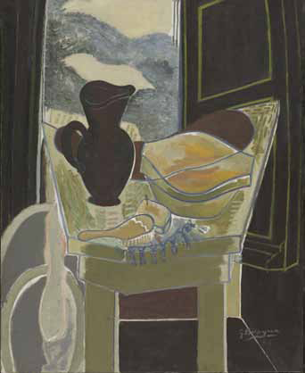 Georges Braque (882-1963). La Toilette devant la fenêtre, 1942. Centre Georges Pompidou, Paris