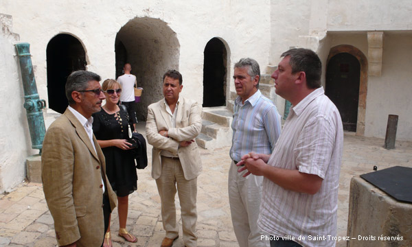 Image 1 - Visite de l'adjoint à la culture de la ville de Cannes