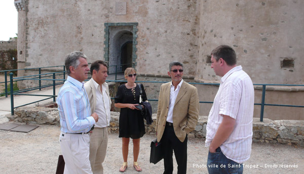 Image 1 - Visite de l'adjoint à la culture de la ville de Cannes