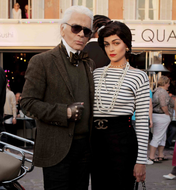 Image 1 - Chanel : Karl Lagerfeld tourne à Saint-Tropez