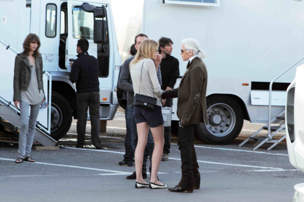 Image 1 - Chanel : Karl Lagerfeld tourne à Saint-Tropez