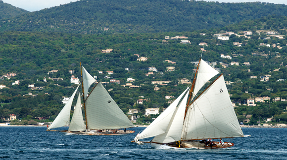 Les bateaux de la coupe des dames