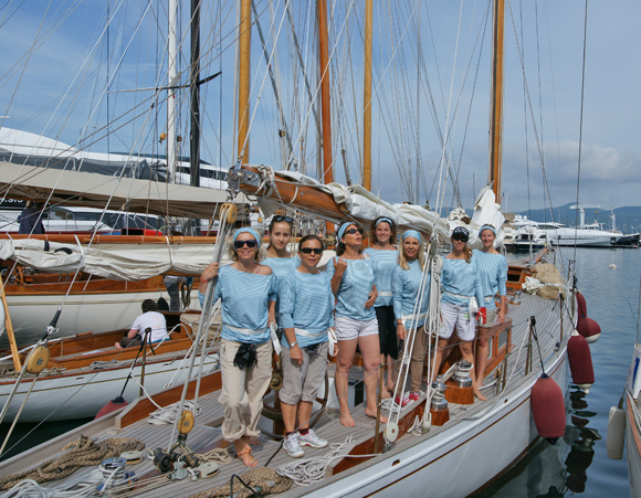 Les bateaux de la coupe des dames