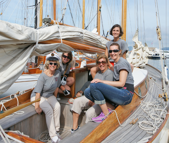 Les bateaux de la coupe des dames