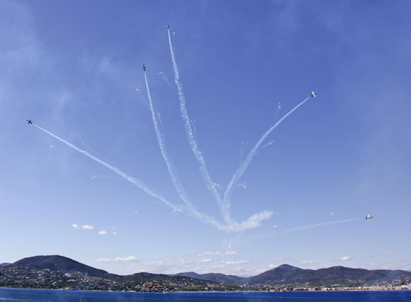 La Breitling Jet Team a brillamment conclu le meeting aérien.