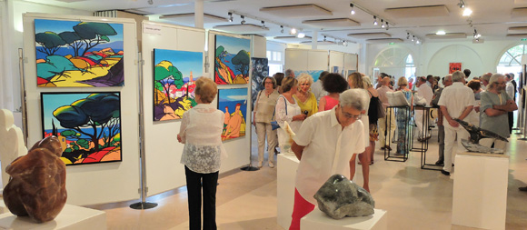 Image 5 - Malte s’invite au salon des peintres et sculpteurs de Saint-Tropez