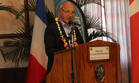 Image 4 - Inauguration du buste de Louis Langomazino à Papeete (Tahiti)