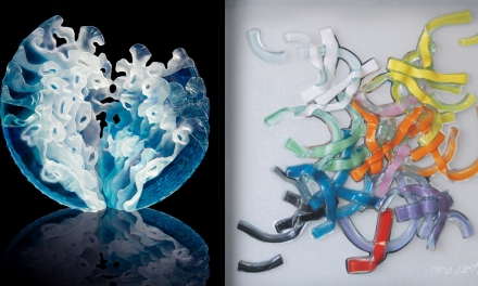 (Français) Les expositions du lavoir Vasserot : Jürgen Chaumarat & Didier Noisetier (verre contemporain)