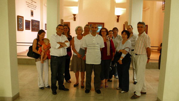 Visite des agents de la mairie à l’Annonciade