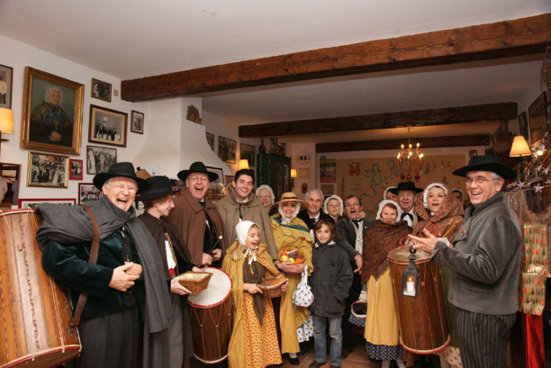 La messe de minuit avec le Rampèu