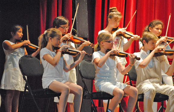 Une pluie de cordes pour l’audition des élèves du conservatoire