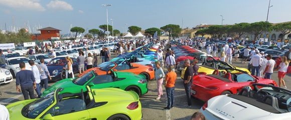 Les Porsche au paradis tropézien