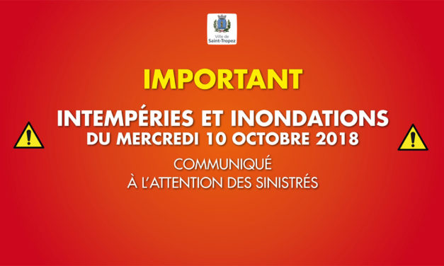 Sinistrés : faites vous connaître auprès de la mairie