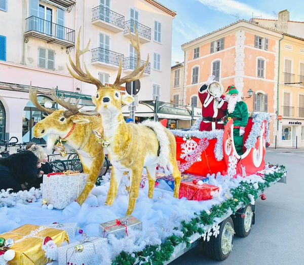 Arrivée du Père-Noël en Ville