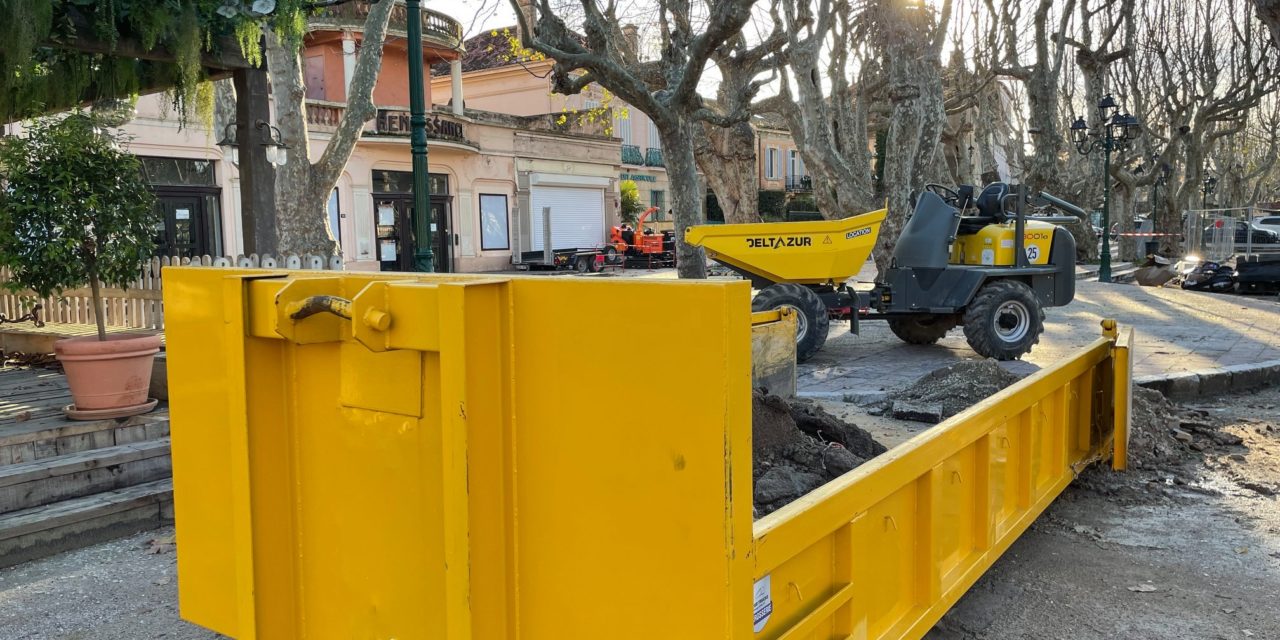 Des travaux sur le réseau d’eau potable de la place des Lices