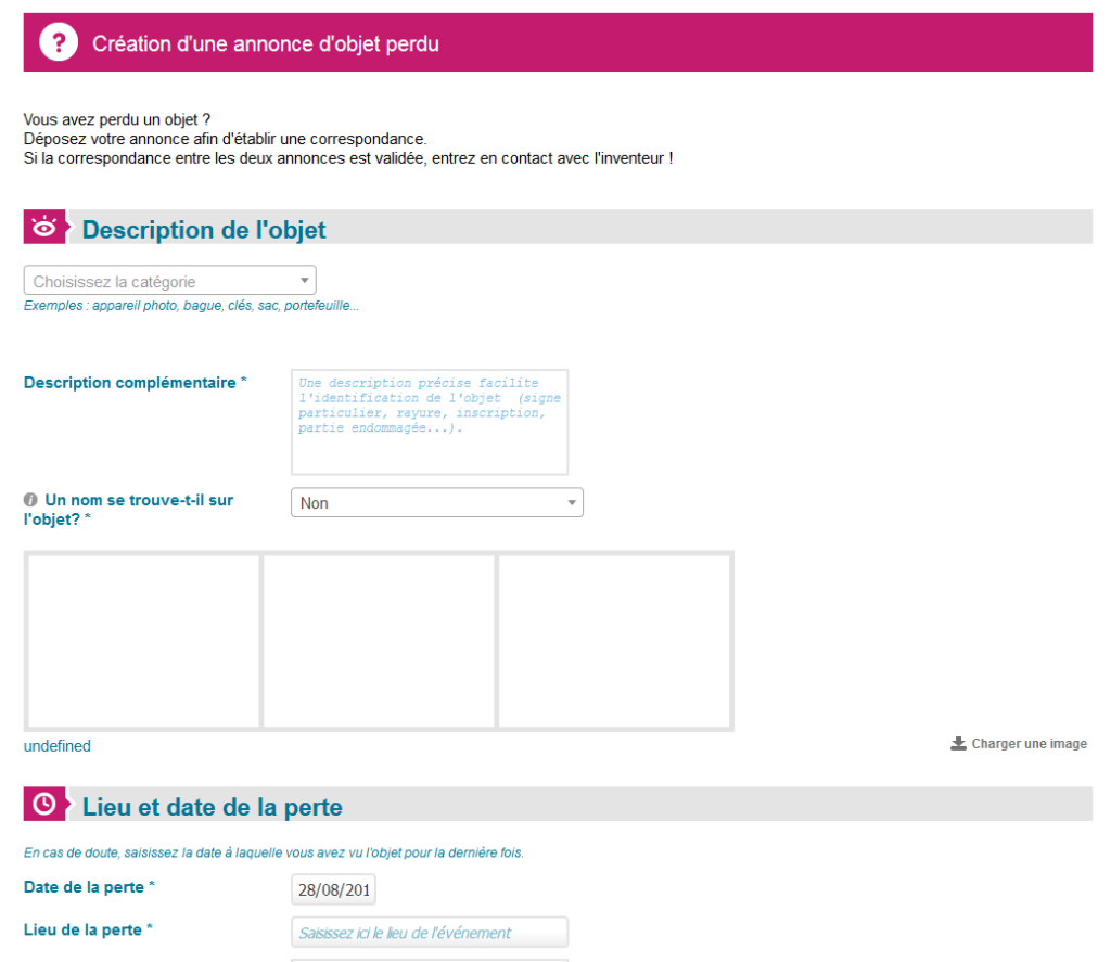 OBJET PERDU ? OBJETS TROUVES ! Site officiel de la ville de SaintTropez