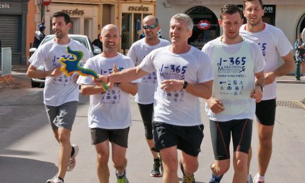 La Flamme du marathon 2018 est passée à Saint-Tropez