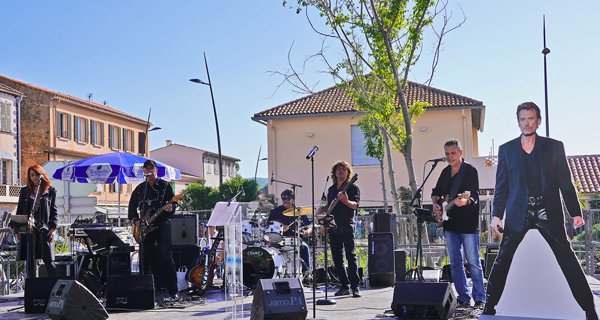 Johnny à Saint-Tropez : une inauguration « rock and roll »