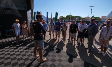 Visite de la base technique et rencontre avec l’équipe de France du SailGP