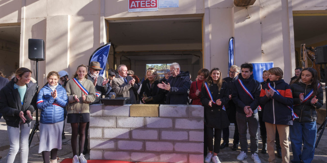 Pose de la première pierre du projet « Coeur de Ville »