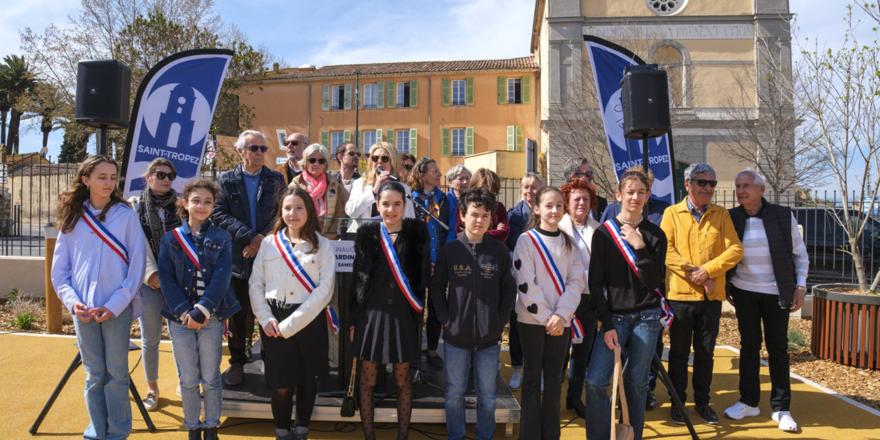 Inauguration du jardin du Couvent