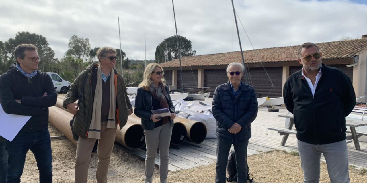 Un nouveau ponton pour l’école de voile