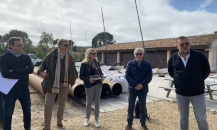 Un nouveau ponton pour l’école de voile