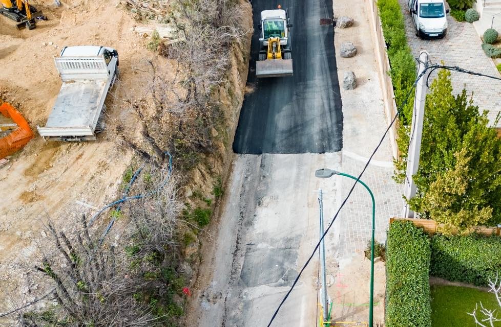 Réfection des enrobés route des Carles