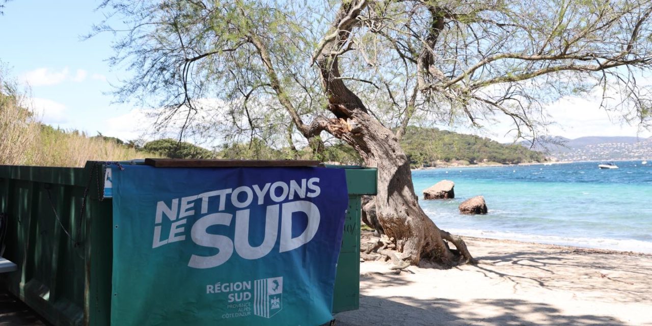 Nettoyons le Sud à Saint-Tropez, opération initiée par la Région, menée par la Ville et le Golfe de Saint-Tropez (Communauté de Communes)