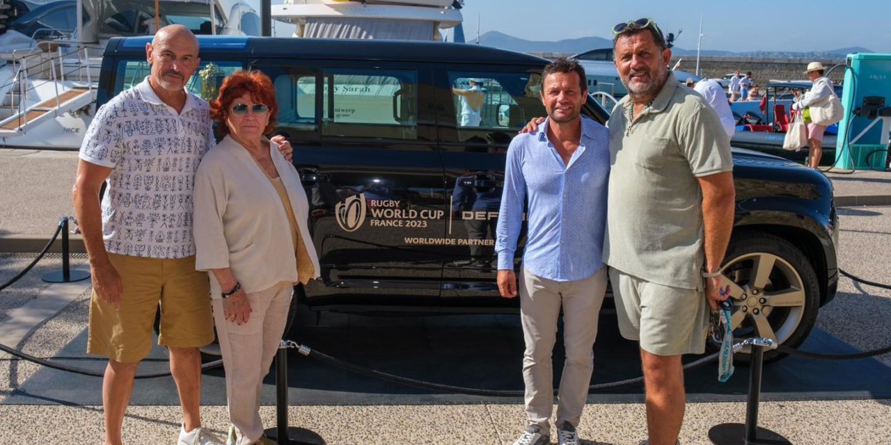 Coupe du monde de rugby : le trophée webb ellis a fait escale à saint-tropez !