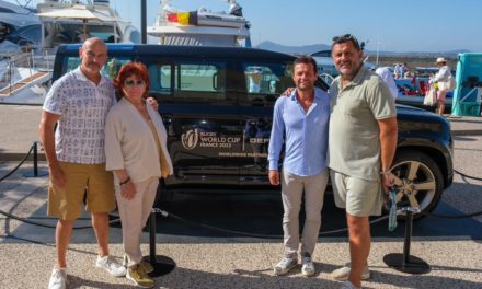 Coupe du monde de rugby : le trophée webb ellis a fait escale à saint-tropez !