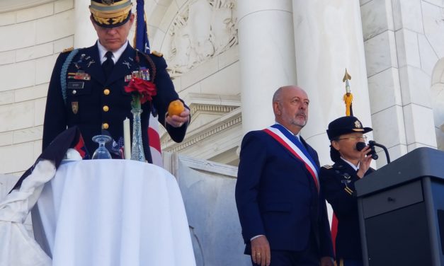 Georges Giraud, 1er adjoint, représentait la France et Saint-Tropez à Washington