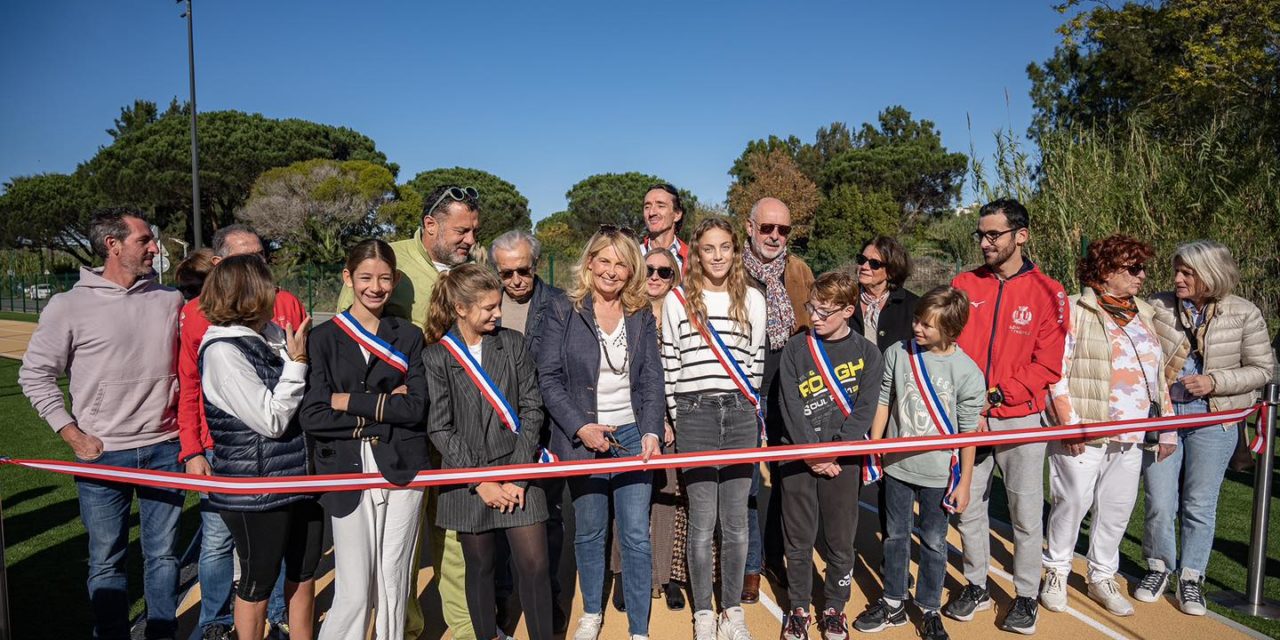 Très belle inauguration du stade multisport des Salins, un des projets phare de notre mandat !