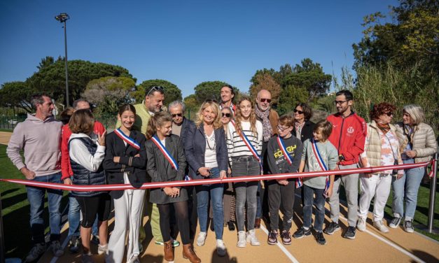 Très belle inauguration du stade multisport des Salins, un des projets phare de notre mandat !