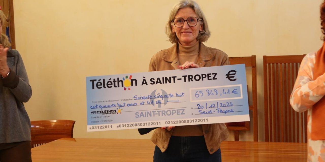 65 848.41 € pour le Téléthon, INCROYABLE !! Une collecte record