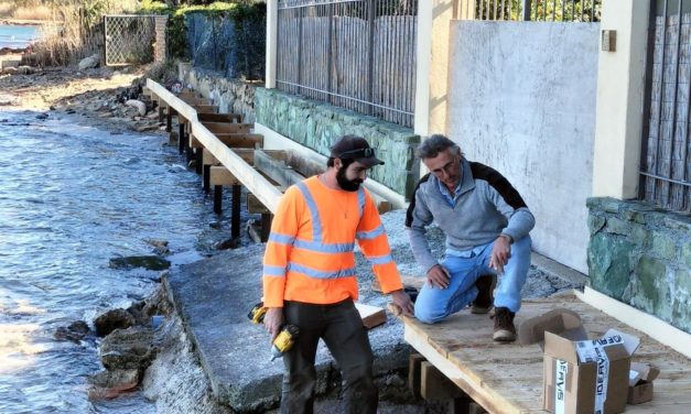 Travaux de réaménagement du sentier du littoral