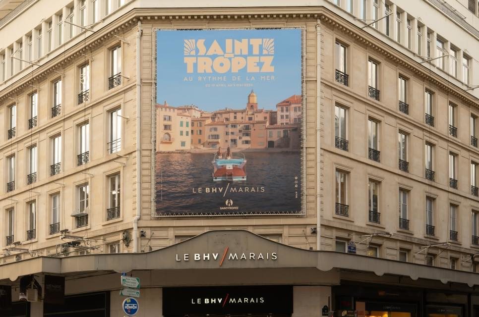 Inauguration de l’opération Saint-Tropez au BHV MARAIS