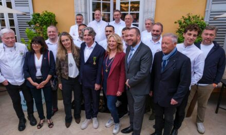 Remise de l’insigne d’Officier de l’Ordre du Mérite Agricole à Gérald Passedat  à l’hôtel Pan Deï Palais