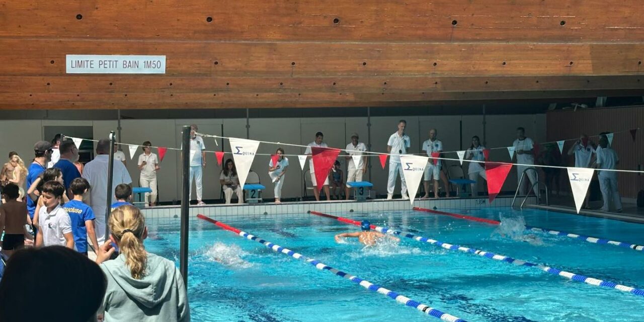 Fierté tropézienne à la compétition inter-départementale de natation !