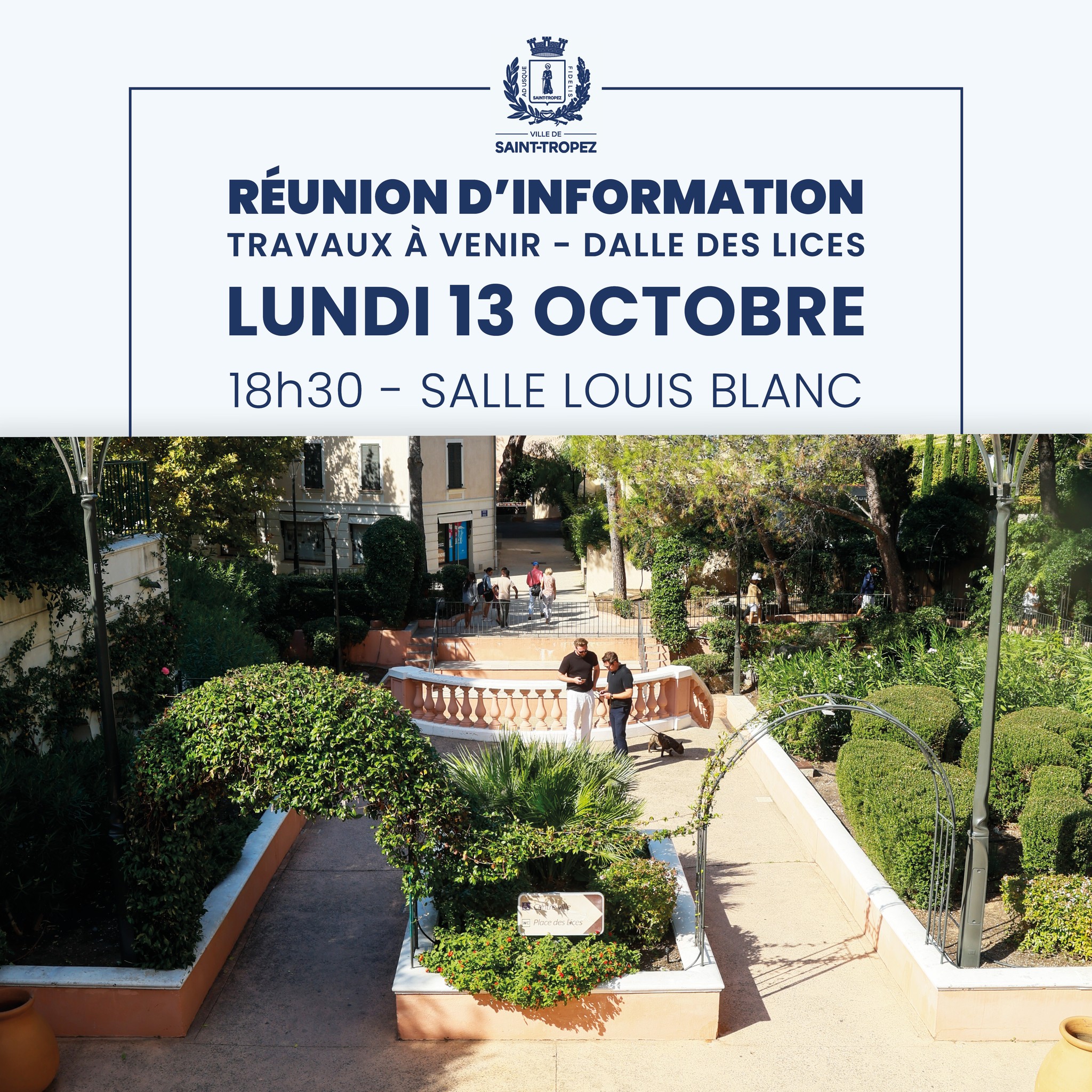 Réunion d’information – projet de réaménagement de la dalle des Lices