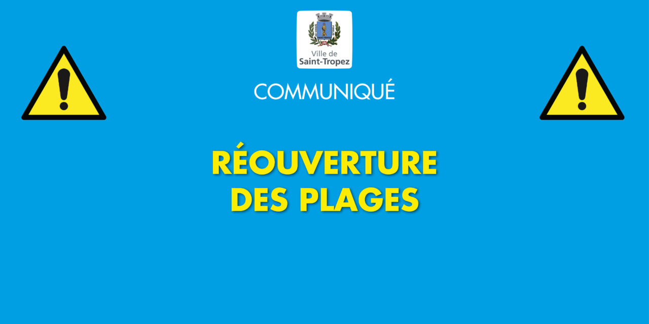 Communiqué pollution : réouverture des plages de la commune