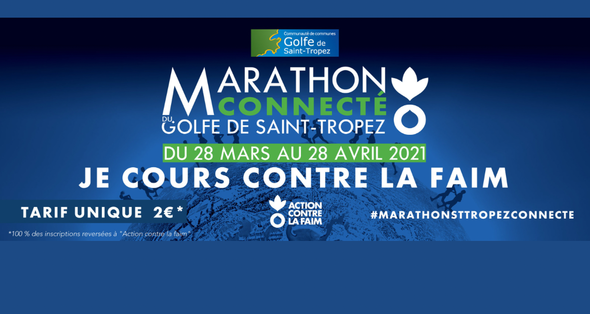 Marathon du Golfe de Saint-Tropez Connecté: un challenge au grand coeur !