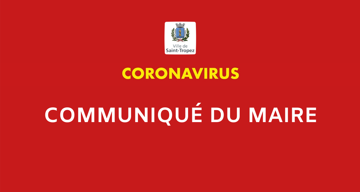 Communiqué du maire n° 2 : « Toute ma gratitude aux professionnels qui luttent contre la pandémie »