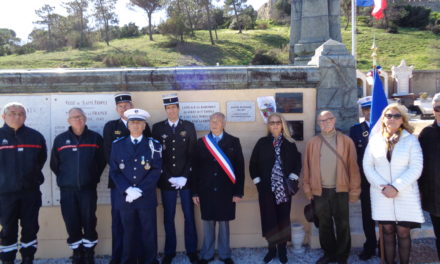 Une plaque à la mémoire d’Aurélie de Peretti