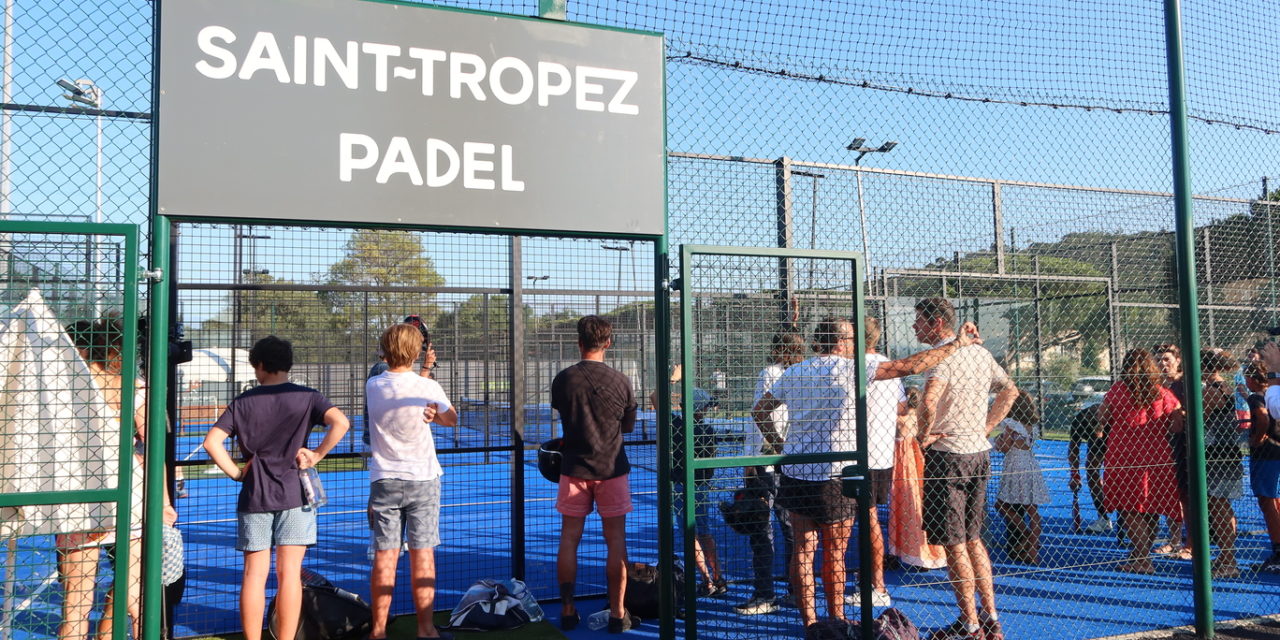 Inauguration de 3 pistes de padel