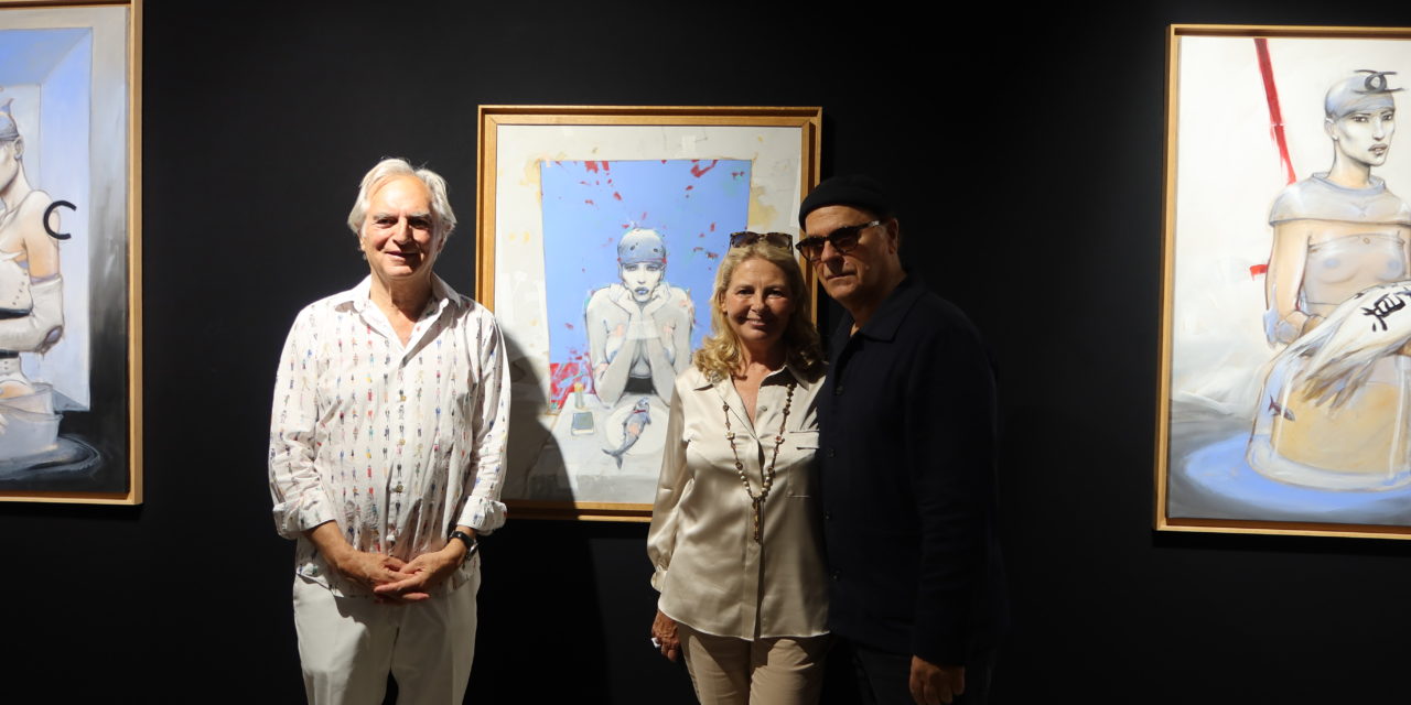 Vernissage de l’exposition d’Enki Bilal « Je me souviens, c’était demain. » : exceptionnel. Salle Jean-Despas jusqu’au 5 Août.