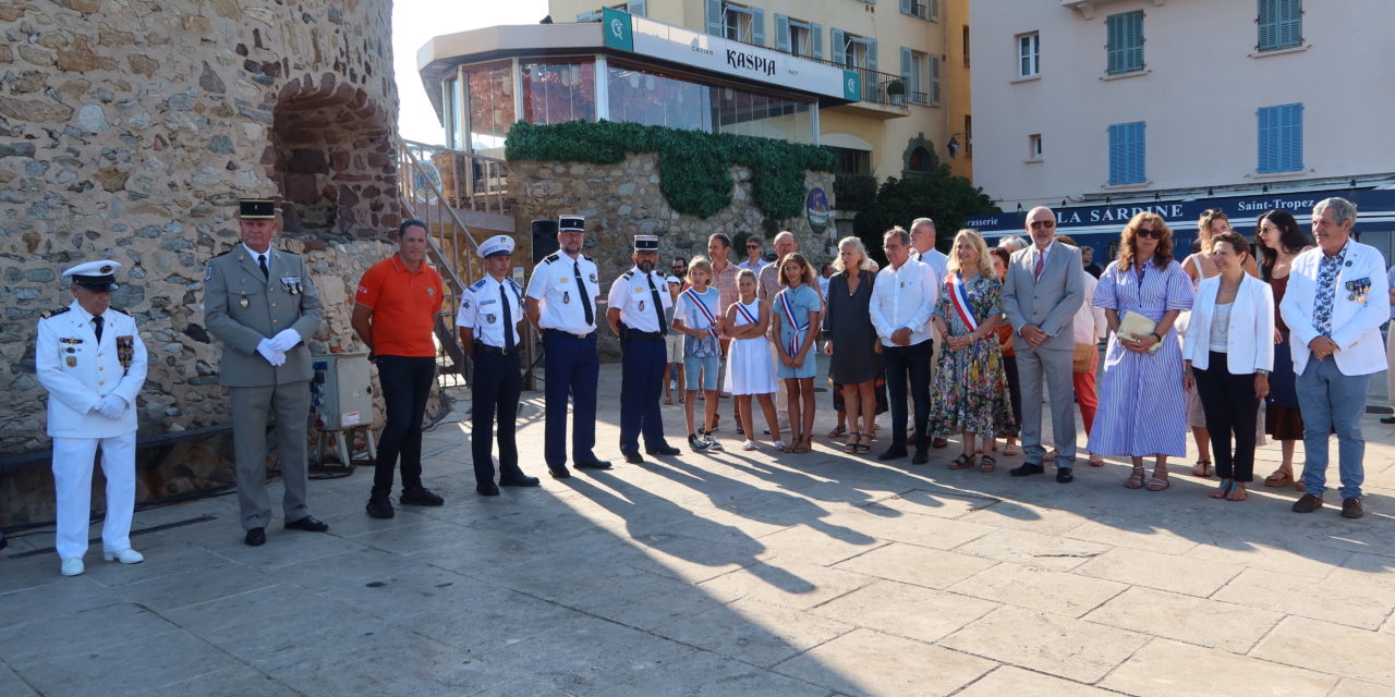 Cérémonies patriotiques du 78ème anniversaire du débarquement de Provence  et de la libération de Saint-Tropez