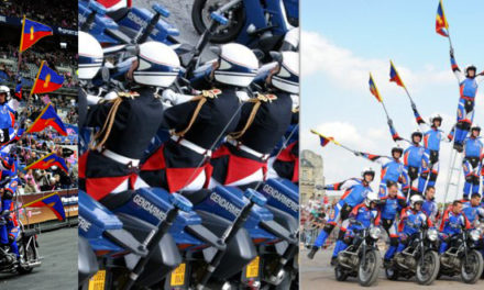 Spectacle de l’escadron motocycliste de la garde républicaine