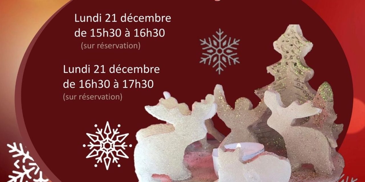 Ateliers de Noël à la BMJ – L’argile