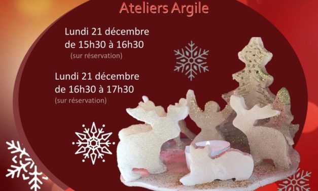 Ateliers de Noël à la BMJ – L’argile